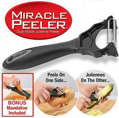 Сет кухненска белачка с две остриета и ренде Miracle peeler