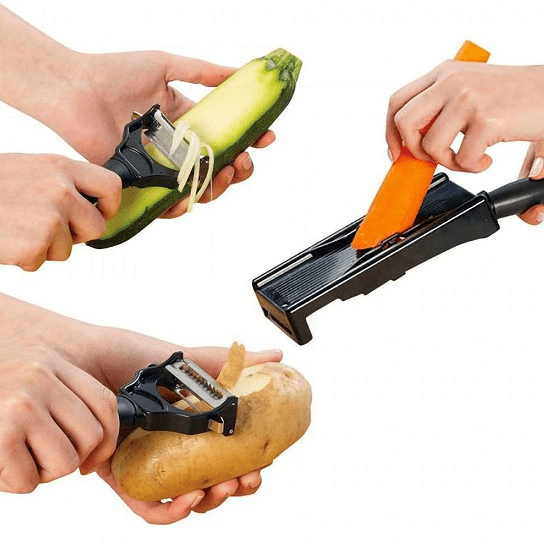 Сет кухненска белачка с две остриета и ренде Miracle peeler