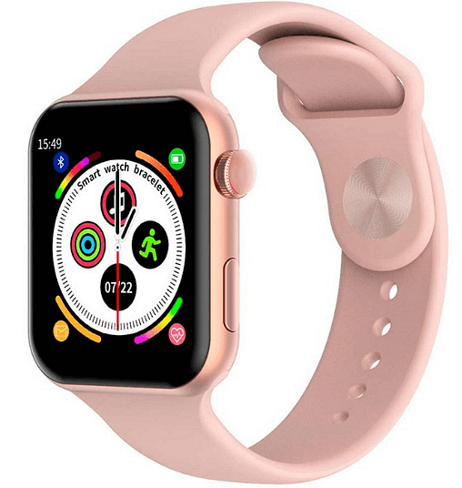 Смарт часовник, FitPro Watch X7, Монитор на съня, Нотификация калории, разстояние, Розов