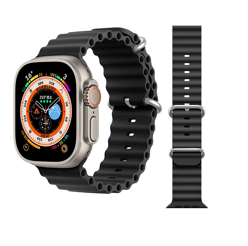 Смарт часовник, S8+, 49mm Възможност за провеждане на разговори, Безжично зареждане, Унисекс