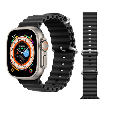 Смарт часовник, S8+, 49mm Възможност за провеждане на разговори, Безжично зареждане, Унисекс