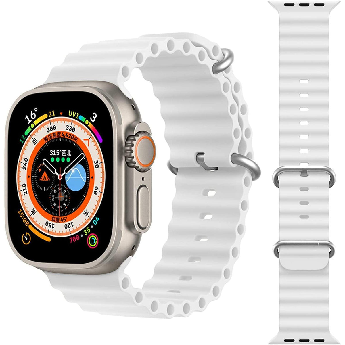 Смарт часовник, S8+, 49mm Възможност за провеждане на разговори, Безжично зареждане, Унисекс