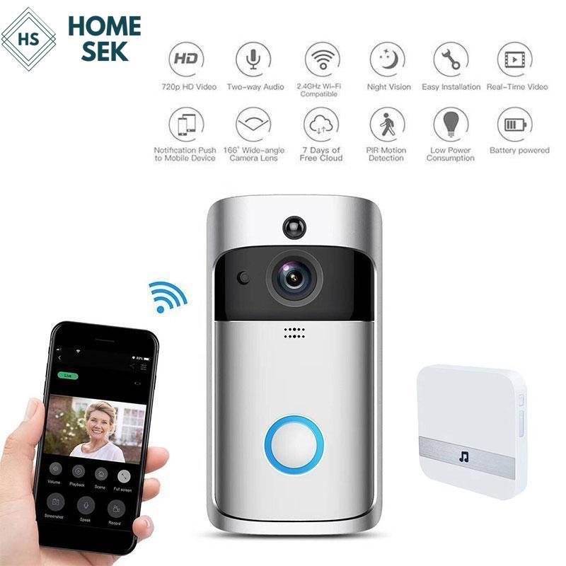 Смарт Видеодомофон V5 с Wifi Full HD
