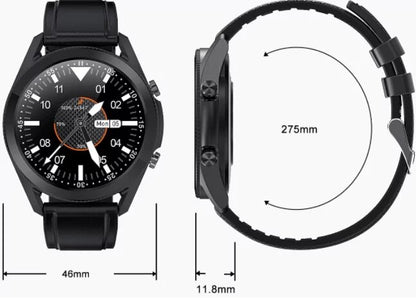 Smart Watch Lemfo G33 черен часовник с пулс и кръвно налягане