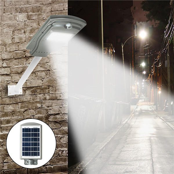 СОЛАРНА ЛАМПА С ДАТЧИК ЗА ДВИЖЕНИЕ, 20, 40, 60,90W IP65 + стойка