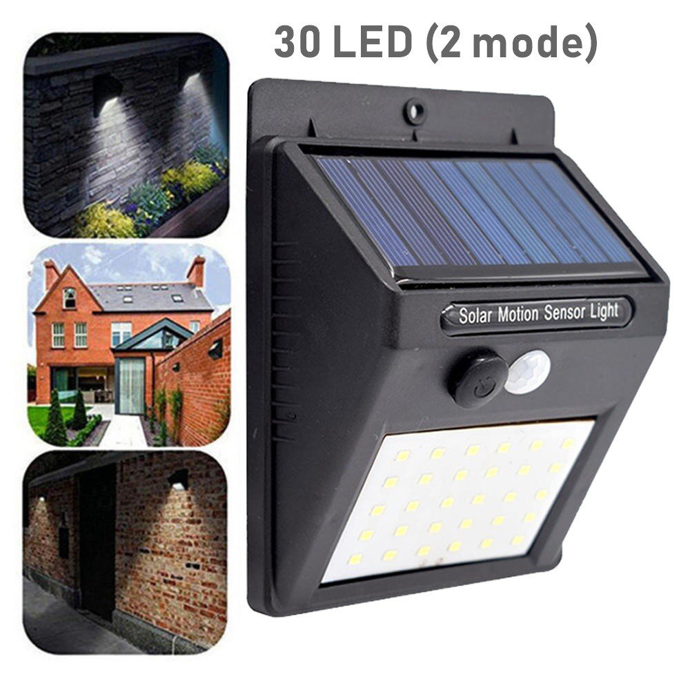 3бр. СОЛАРНА LED лампа 30LEDs диода IP65 водоустойчива 4W