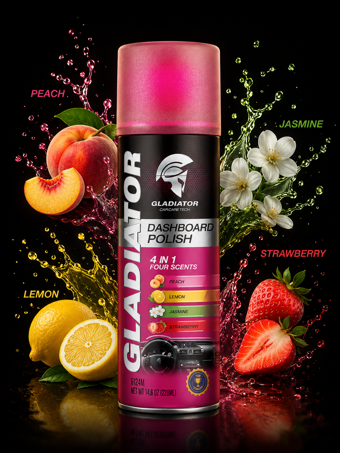Спрей за почистване и полиране на табло GT24 GLADIATOR®