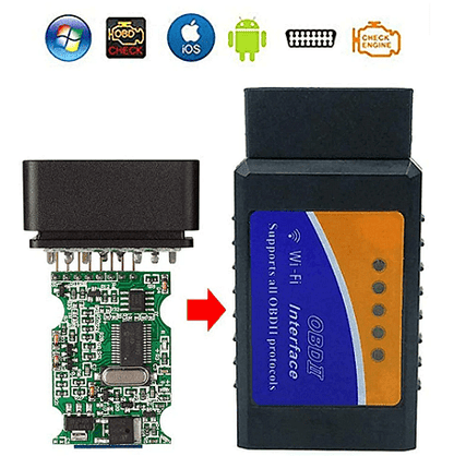 Тестер за автомобилна диагностика ELM 327 OBD II WIFI, Android и Apple