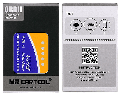 Тестер за автомобилна диагностика ELM 327 OBD II WIFI, Android и Apple