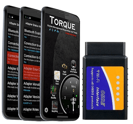 Тестер за автомобилна диагностика ELM 327 OBD II WIFI, Android и Apple