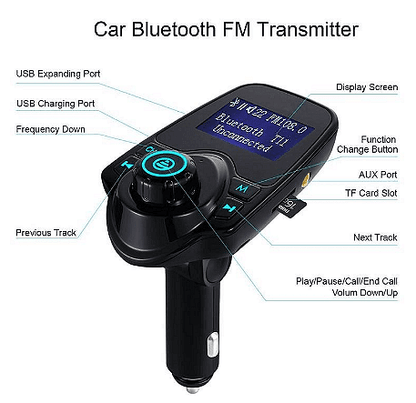 Трансмитер Bluetooth Multifunctional Wireless Car Mp3 с двойно USB