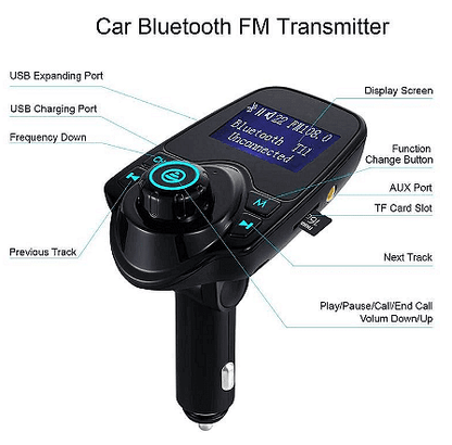 Трансмитер Bluetooth Multifunctional Wireless Car Mp3 с двойно USB