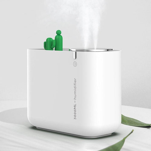 Ултразвуков Овлажнител и Дифузер 3000ML Cactus