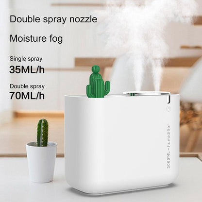 Ултразвуков Овлажнител и Дифузер 3000ML Cactus