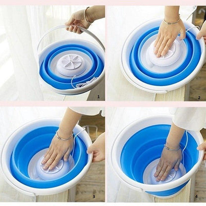 Ултразвукова мини пералня Ultrasonic Turbine Wash