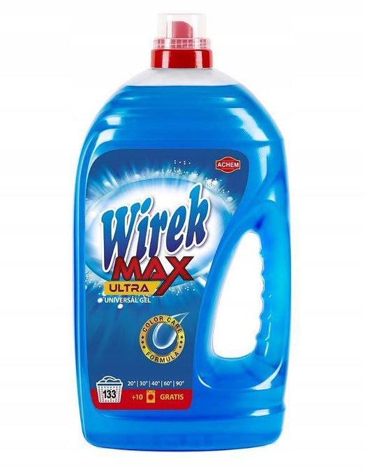 Универсален гел за пране, WIREK MAX ULTRA, 4.3L