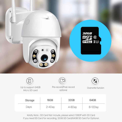 ВЪНШНА КАМЕРА С ДВЕ АНТЕНИ цветно нощно виждане Waterproof Wifi FULL HD 1080P