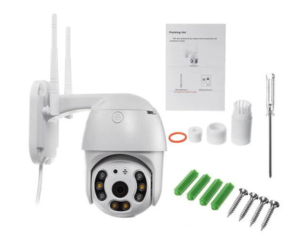 ВЪНШНА КАМЕРА С ДВЕ АНТЕНИ цветно нощно виждане Waterproof Wifi FULL HD 1080P