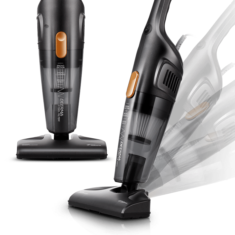 Вертикална прахосмукачка Xiaomi Deerma DX115C Vacuum cleaner, 600W, Черен