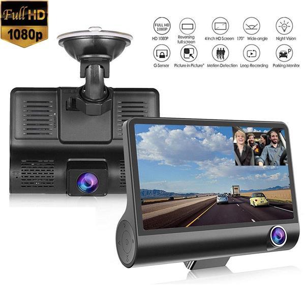 Видеорегистратор Amio с 2 камери FUll HD VIDEO CAR DVR + Камера за задно виждане