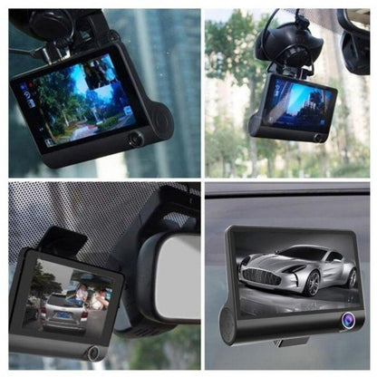 Видеорегистратор Amio с 2 камери FUll HD VIDEO CAR DVR + Камера за задно виждане