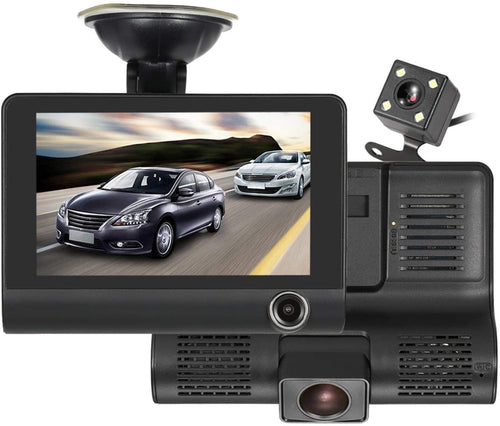 Видеорегистратор Amio с 2 камери FUll HD VIDEO CAR DVR + Камера за задно виждане