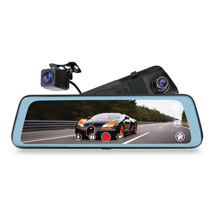 Видеорегистратор огледало с две камери FULL HD  9.66 inch DVR