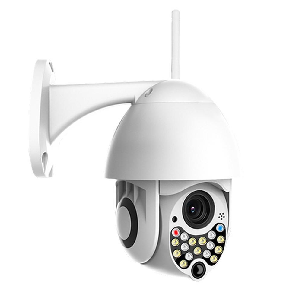 Комплект 2бр. ВОДОУСТОЙЧИВА WIFI FULL HD 2.0MP 17 LED 355° въртяща камера с Motion Tracking