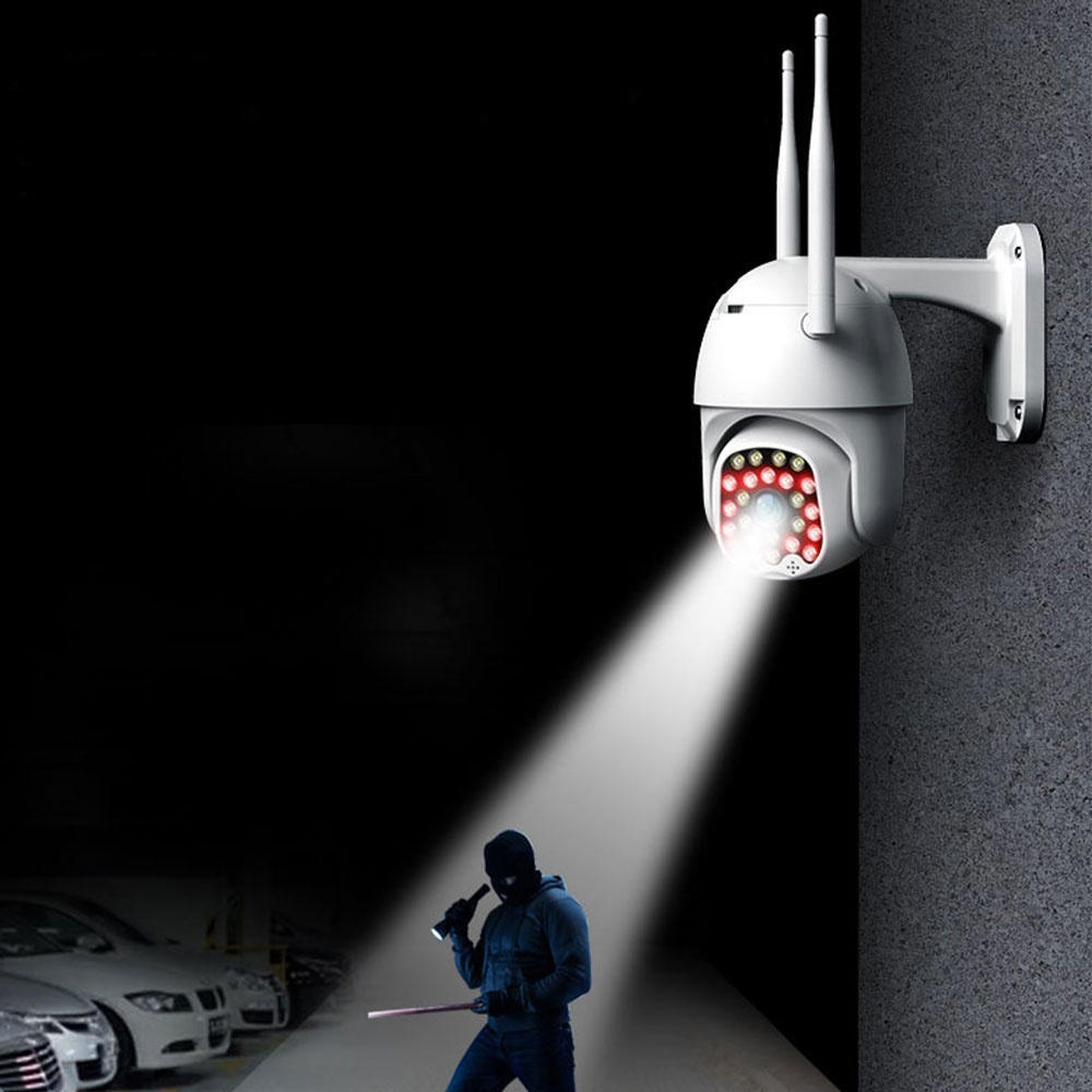 ВОДОУСТОЙЧИВА Wifi Full HD 2.0MP 23 LED 320° въртяща камера с Motion Tracking