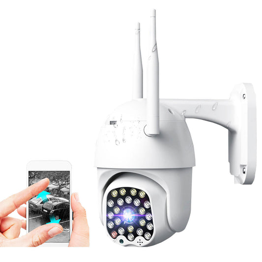 ВОДОУСТОЙЧИВА Wifi Full HD 2.0MP 23 LED 320° въртяща камера с Motion Tracking