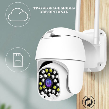 ВОДОУСТОЙЧИВА Wifi Full HD 2.0MP 23 LED 320° въртяща камера с Motion Tracking
