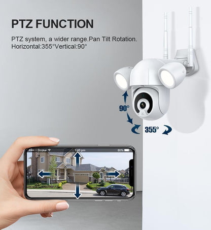 Wifi КАМЕРА 3mpx PTZ03 с 2 LED лампи