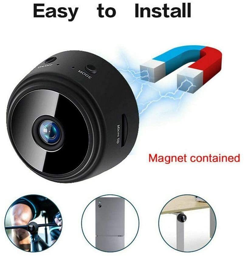 WIFI МИНИ БЕЗЖИЧНА КАМЕРА FULL HD с автономна батерия