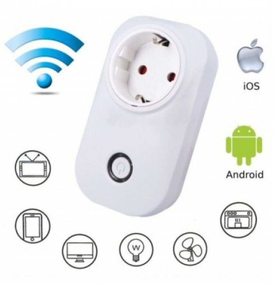Wifi Смарт Контакт - Amazon alexa, Google assistant