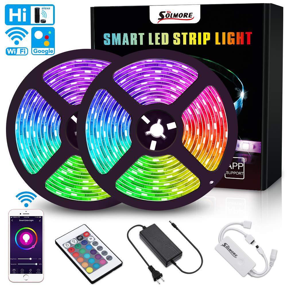 Wifi Smart LED лента RGB 5м. с дистанционно